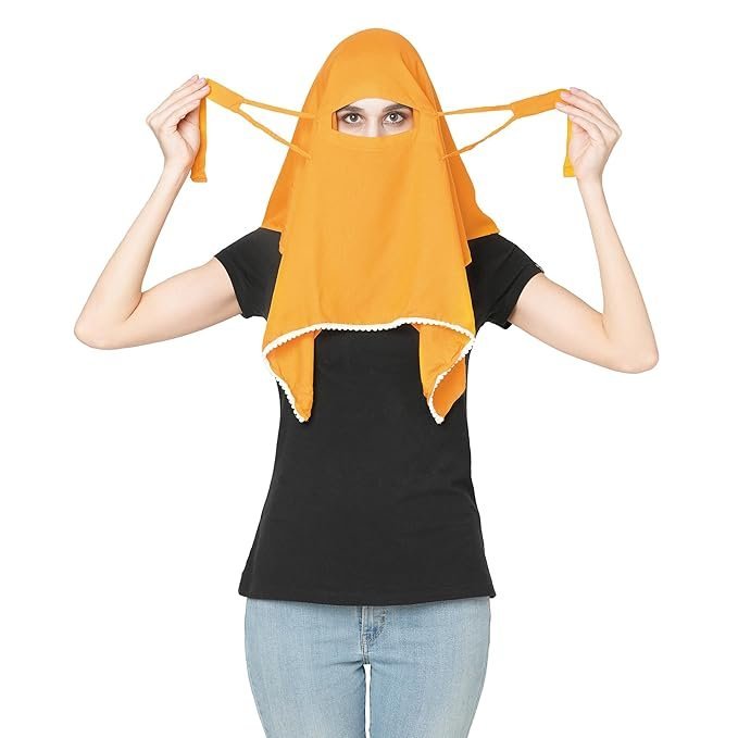 WOMEN MASK SCARF RAYON FABRIC (70X70CM)