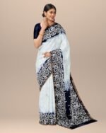 Women Floral Print Saree with Blouse Piece - Image 4